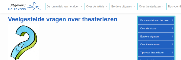 Screenshot van de bronpagina Theaterlezen inzetten als RALFI-werkvorm