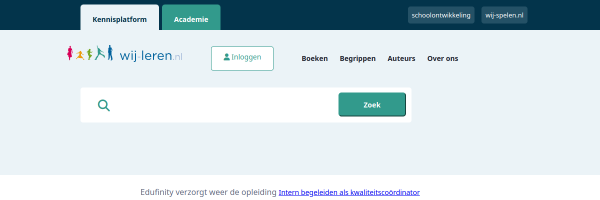 Screenshot van de bronpagina Interactief voorlezen en samen praten