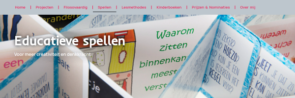 Screenshot van de bronpagina Praten over taal met filosofische vragen